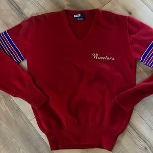 VINTAGE AUTHENTIC DEHEN VARSITY SWEATER SIZE MEDIUM MADE IN USA SIZE MEDIUM